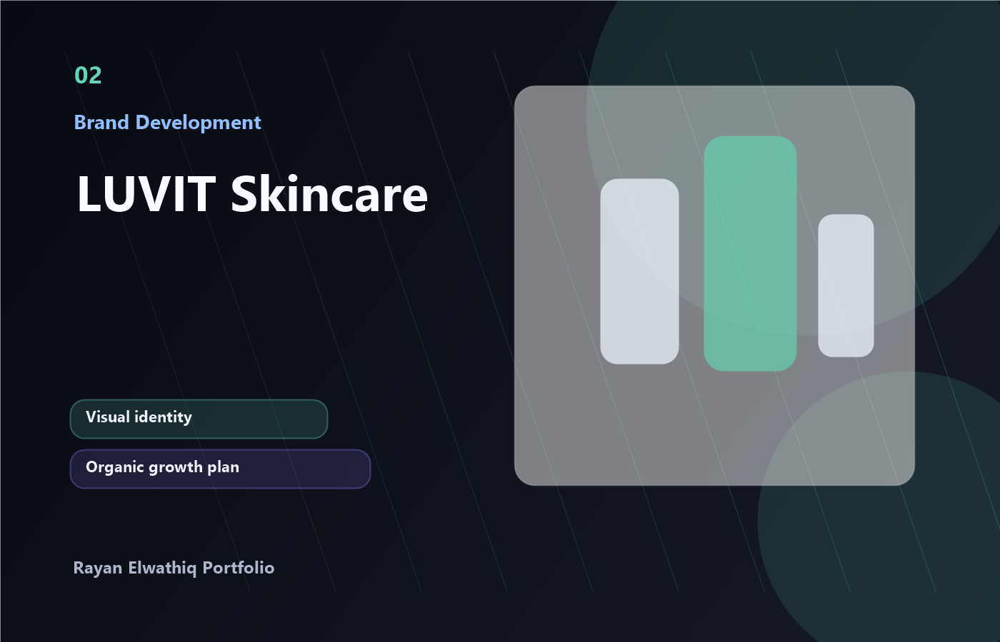 Project cover for LUVIT Skincare brand development
