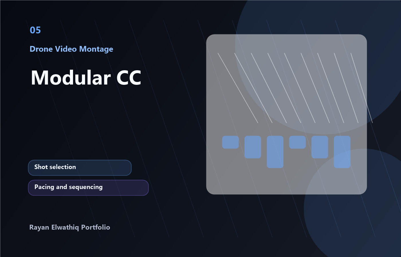Project cover for Modular CC drone video montage