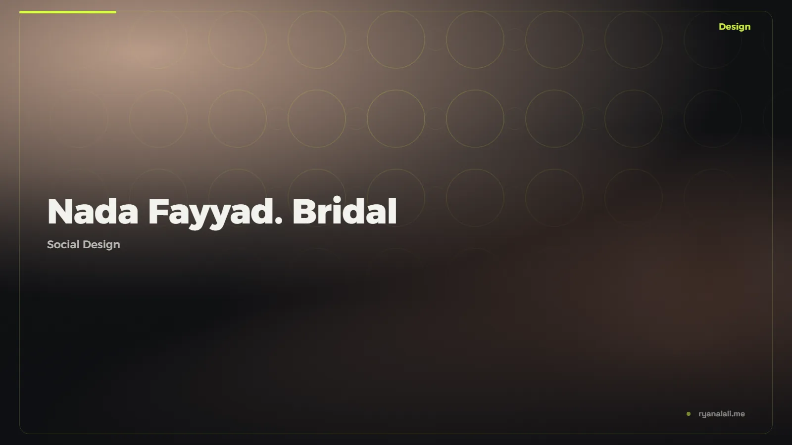 Nada Fayyad. Bridal